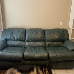 Leather Couch & Loveseat 