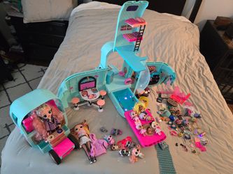 LoL Surprise glamper and tons of dolls