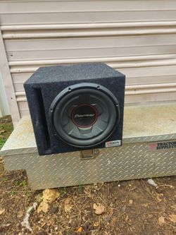 12" single subwoofer