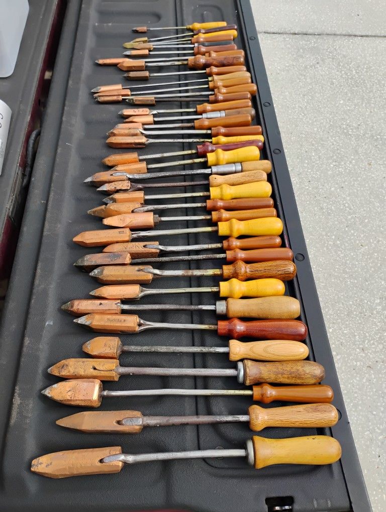 Lot of 36 Copper Soldering Irons