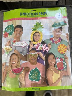 Tropical Photo Booth Props