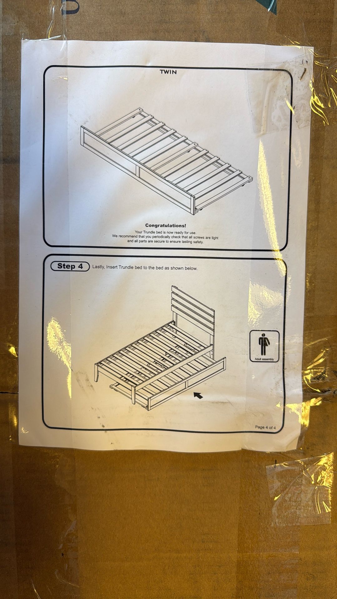 Storage Drawer, Twin Size