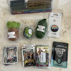 bulk Junk Drawer Lot. Toys, Sports Cards, Misc