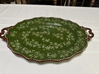 Temptations By Tara Floral Lace Serving Platter