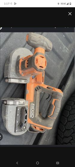 Ridgid band saw with batt/chrgr