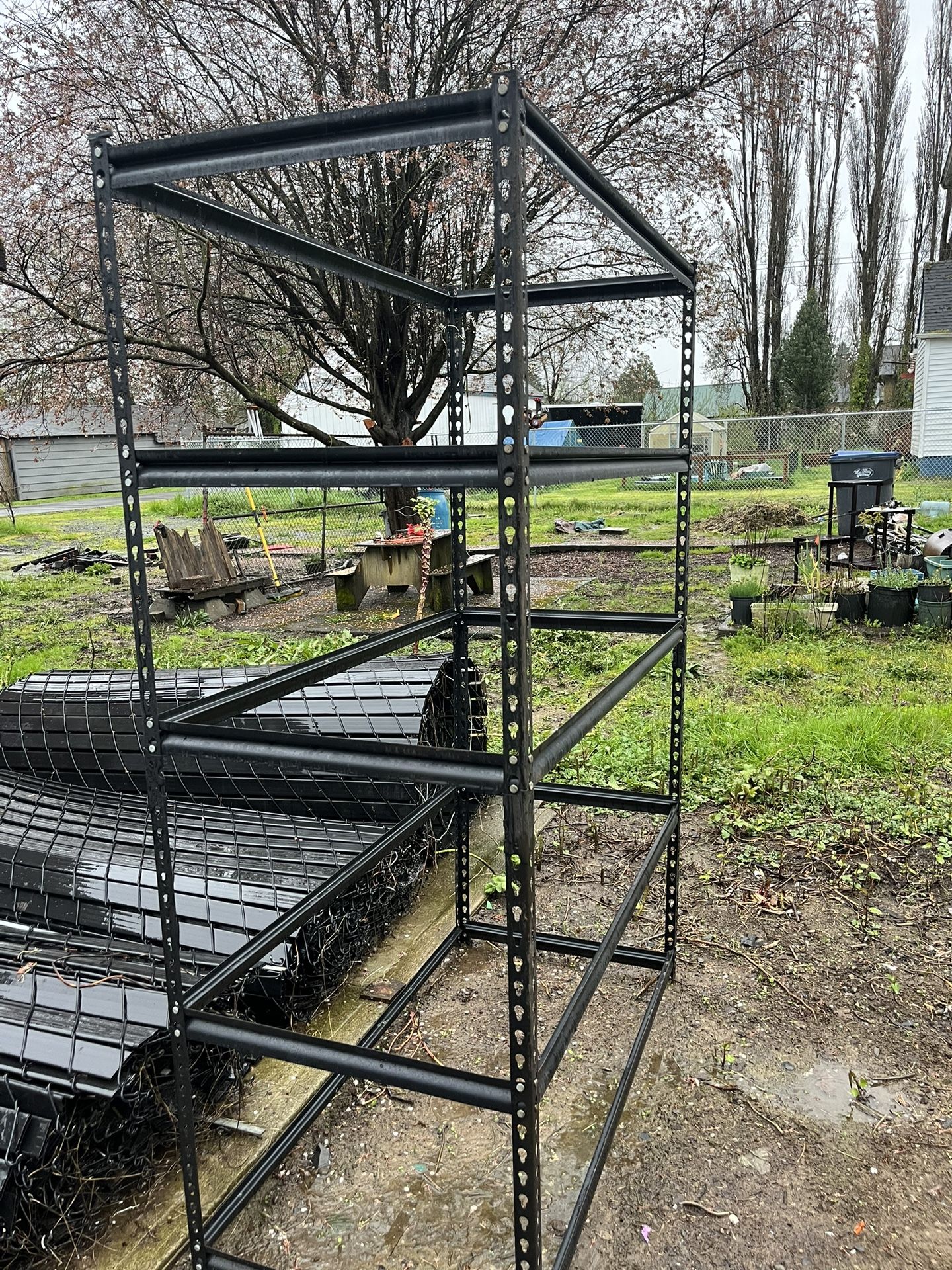 metal shelf