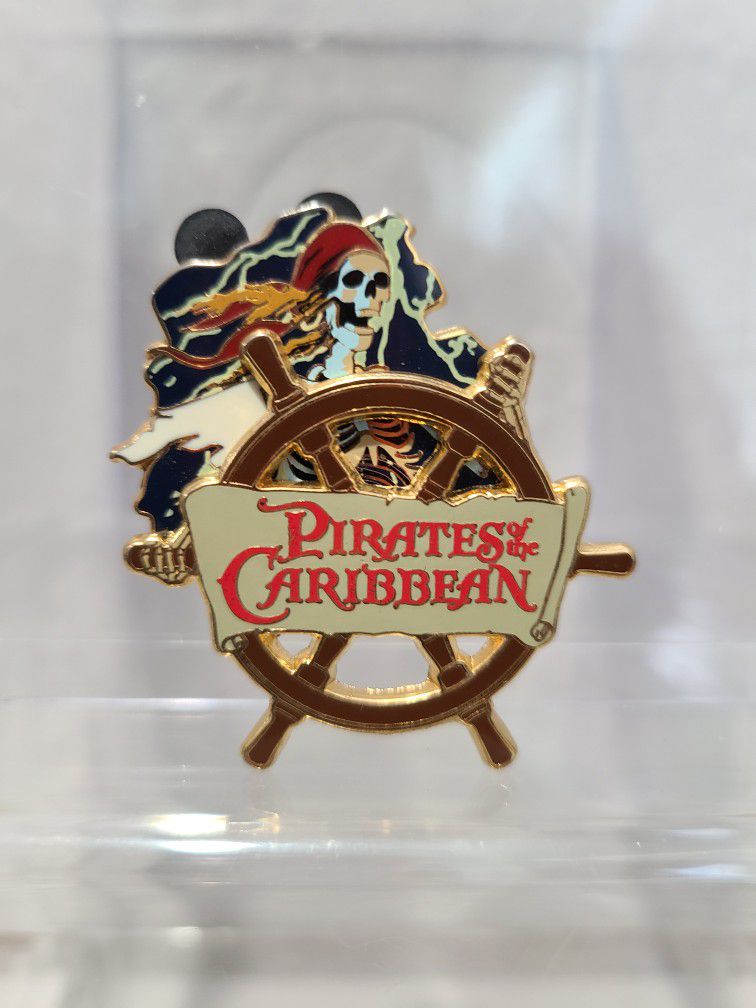 Pirates of the Caribbean Attraction - Skeleton Ghost (Disney Pin 37591) 2006
