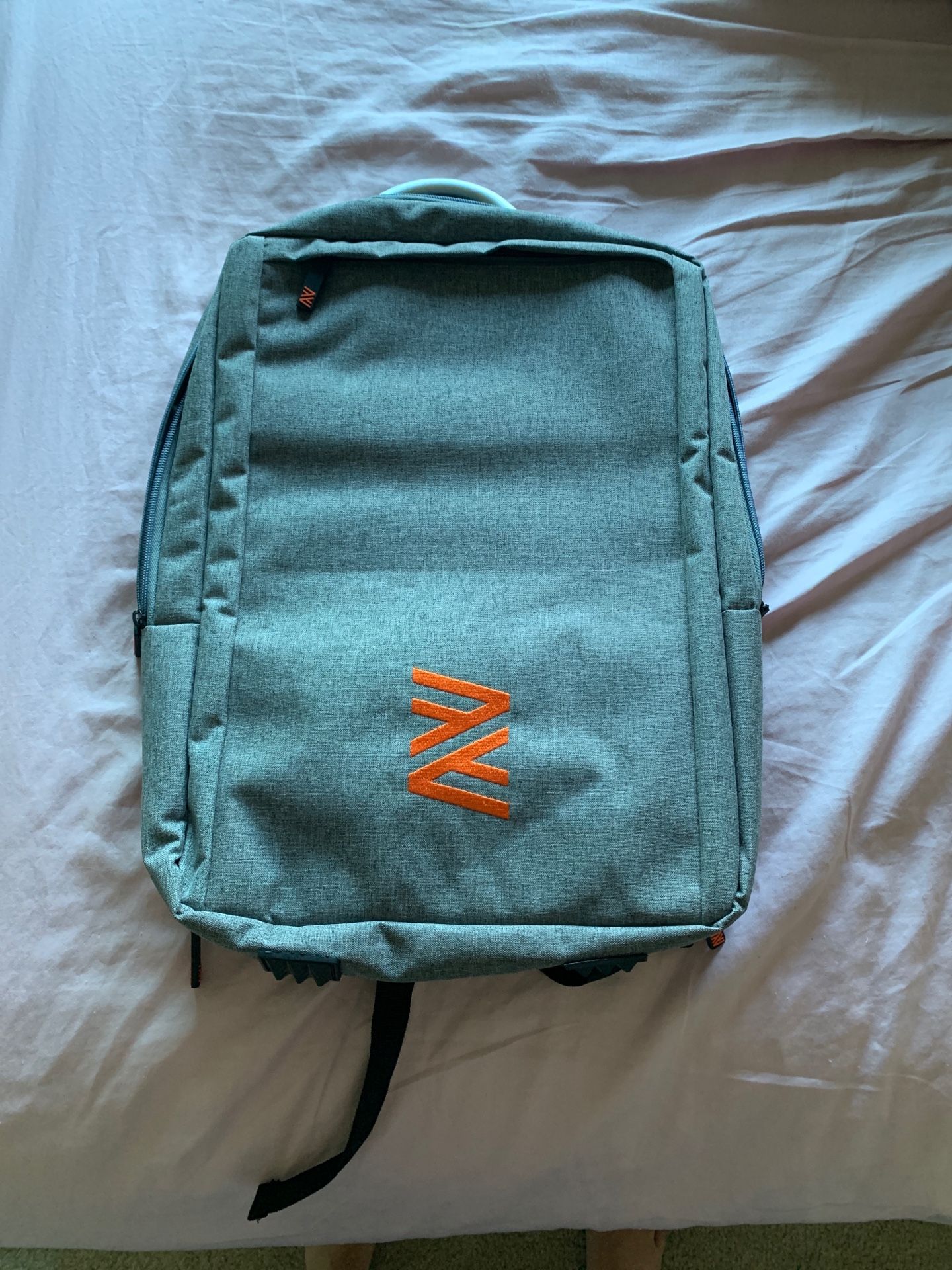 BRAND NEW, Never used - Grey backpack (perfect for college students)