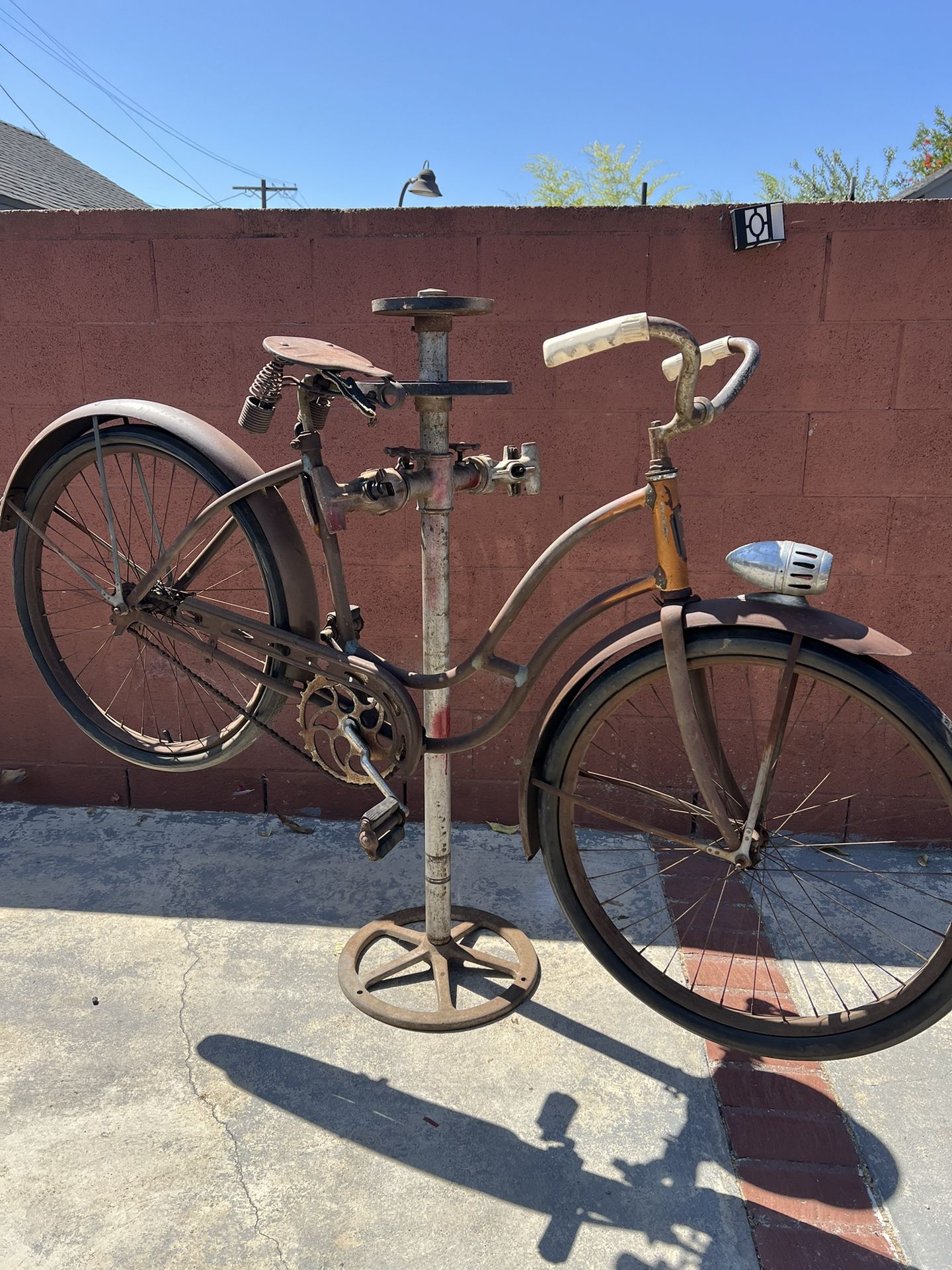 Vintage Pre War Bicycle Repair Stand