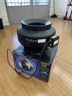 Hurricane 12" Inline Fan, 1060 CFM