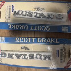 Scott Drake Mustang Lettering 