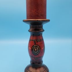 Candle Stick Holder With Candle