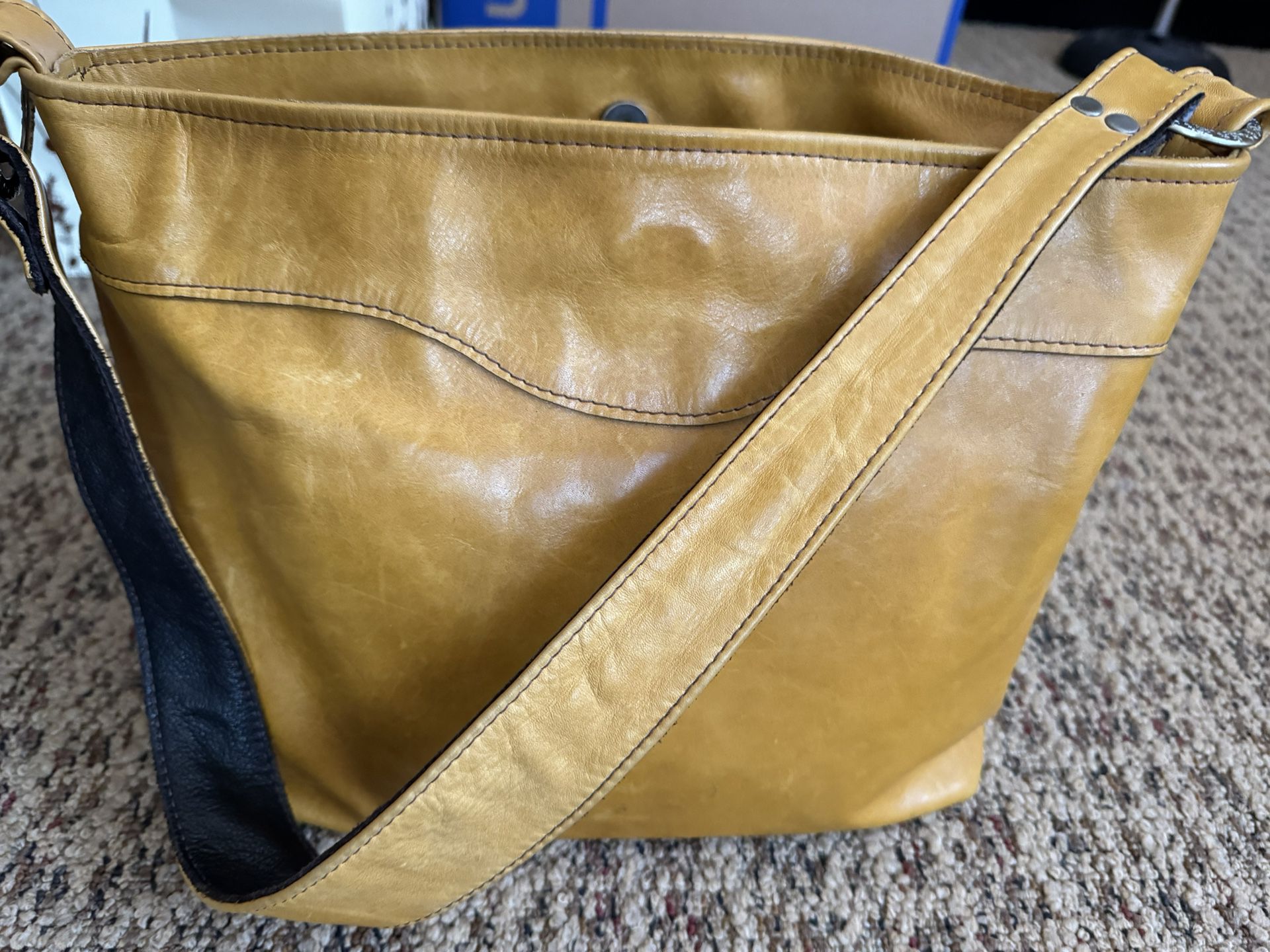 Leather Handmade Hobo Style Handbag