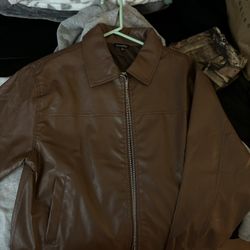 Brown Leather Jacket 