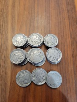 27 Buffalo Nickelswith dates