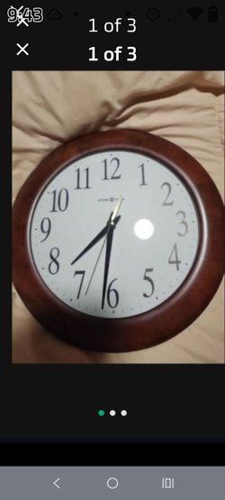HOWARD MILLER WALL CLOCK -CORPORATE WALL 625-214 -  12.75"  ROUND