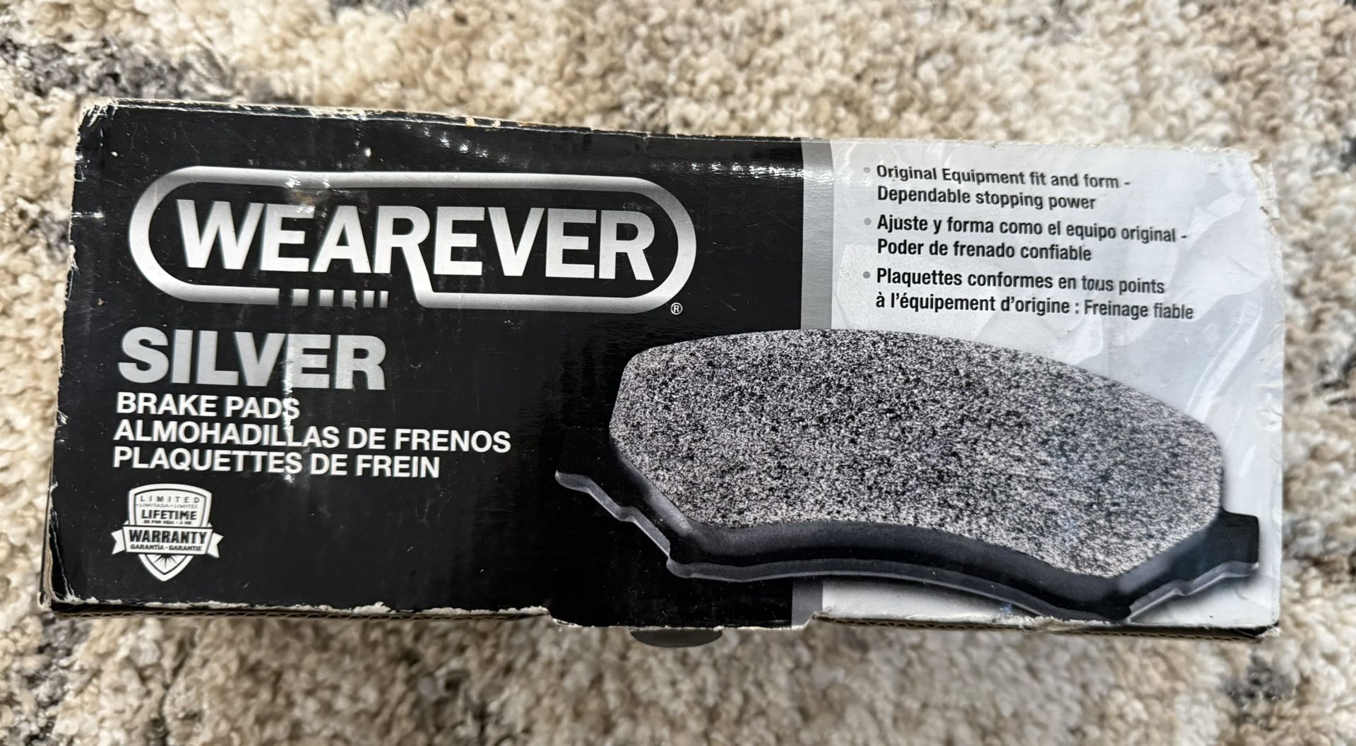 Wearever Silver Brake Pads