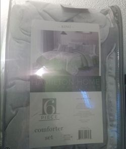 Hamilton home collection 6 piece comforter set
