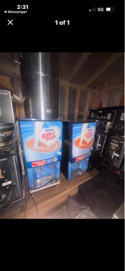 Nestle coffee creamer refrigerated dispenser
