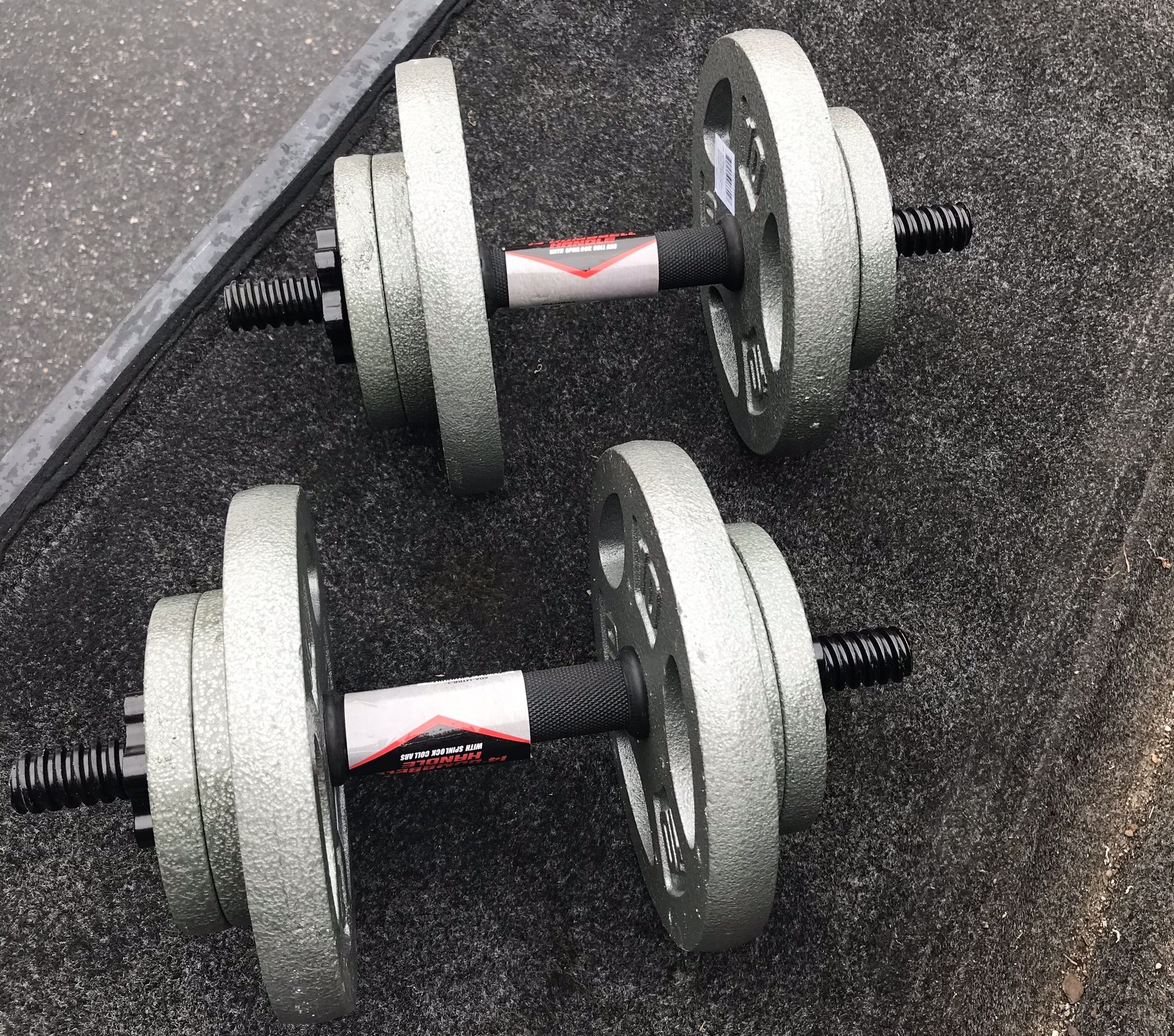 66lbs dumbbell set. BRAND NEW