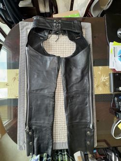 Harley Davidson Ladies Genuine Leather Chaps - Small 
