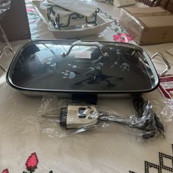 Plancha Eletrica Con Ceramica Antiadherente 