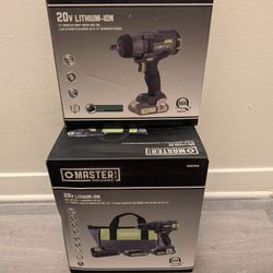 Master Mechanic Drill Driver And Impact Wrench 