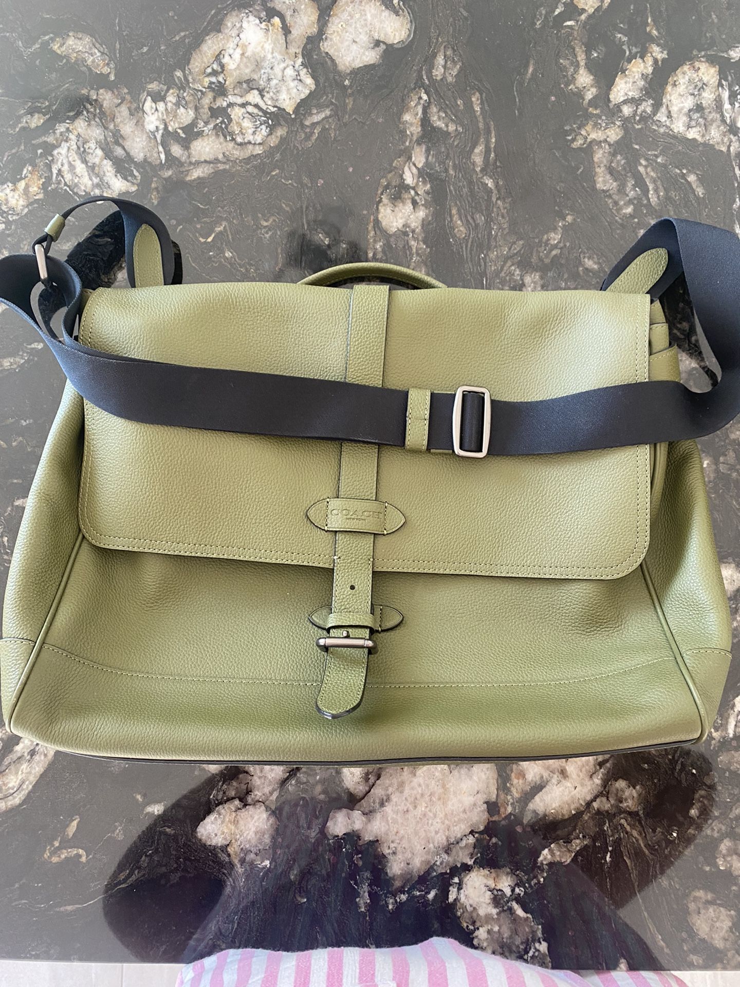 Coach Leather Messenger Bag - Brand New