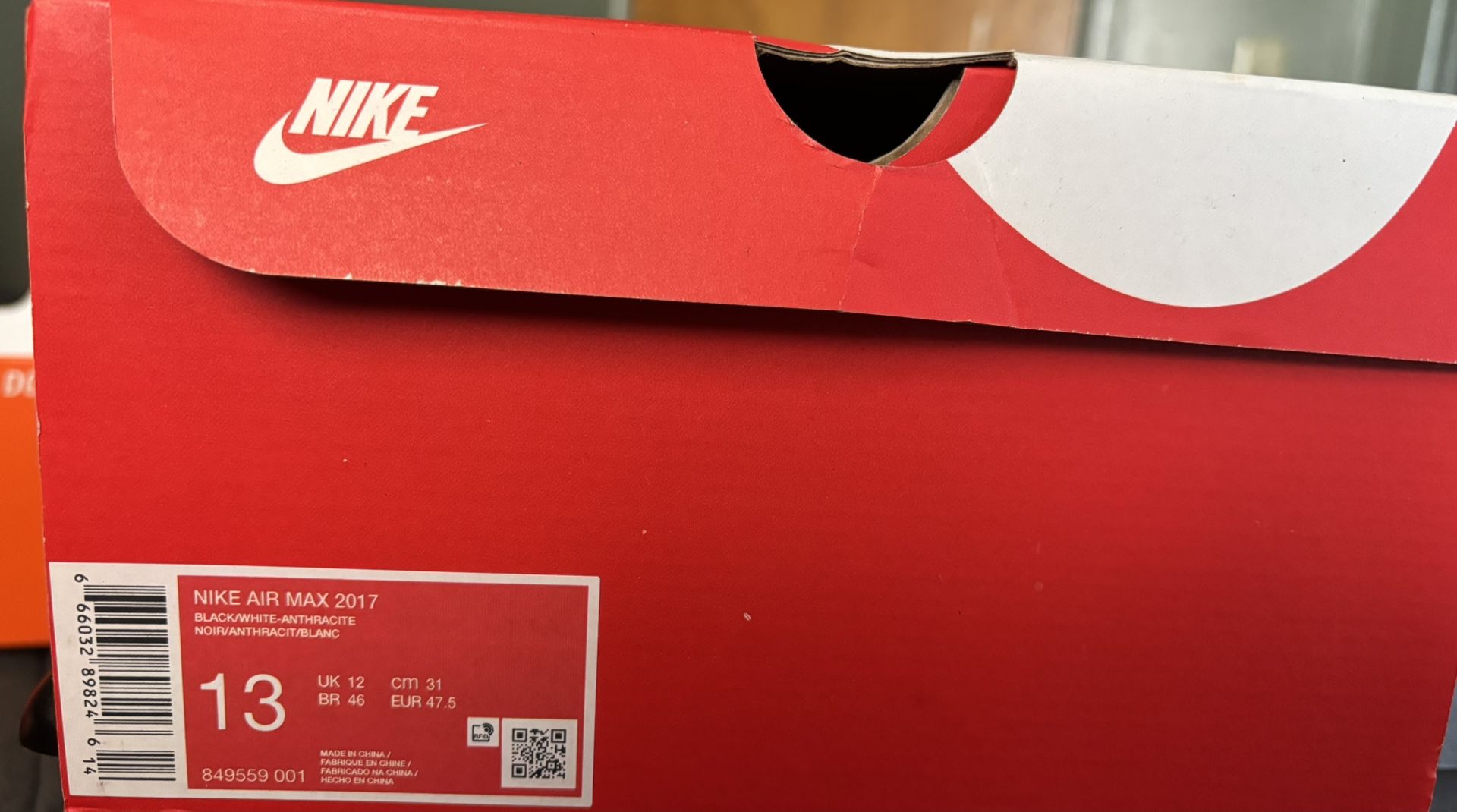 Men’s Nike Airmax 2017