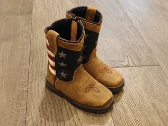 [Cody James] Toddler USA Flag Western Boots 6T