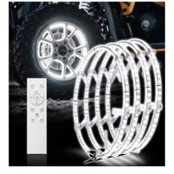 17inch Double Row 6500K Pure White Wheel Ring Lights