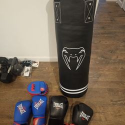 70lb Heavy Bag + Adult & Kids Gloves.
