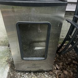 Master built Meat Smoker Used Twice Just Needs An Outside Cleaning! 