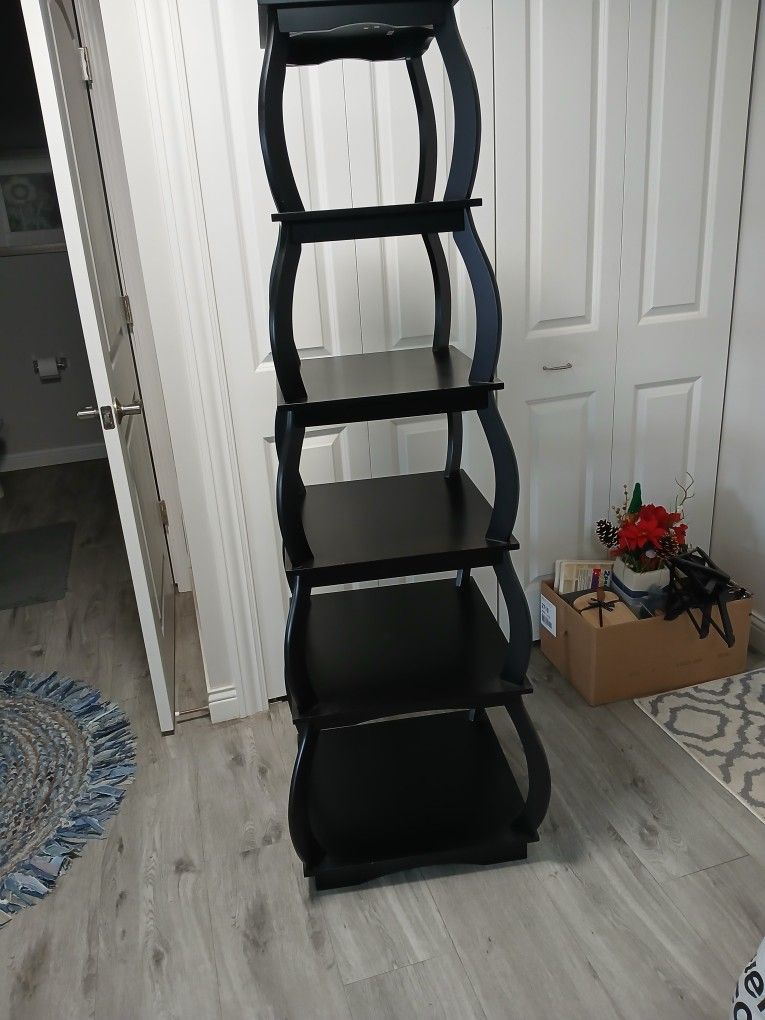 Tall Wood Shelves