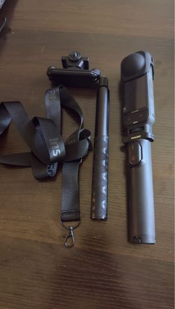 Insta360 Camera with Selfie Stick and Accessories