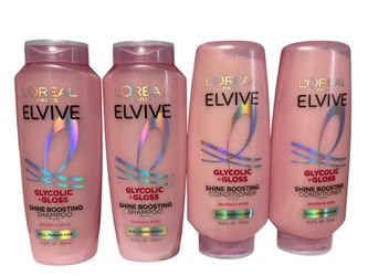L'Oréal Elvive Glycolic Gloss Shampoo&Conditioner 4/$15