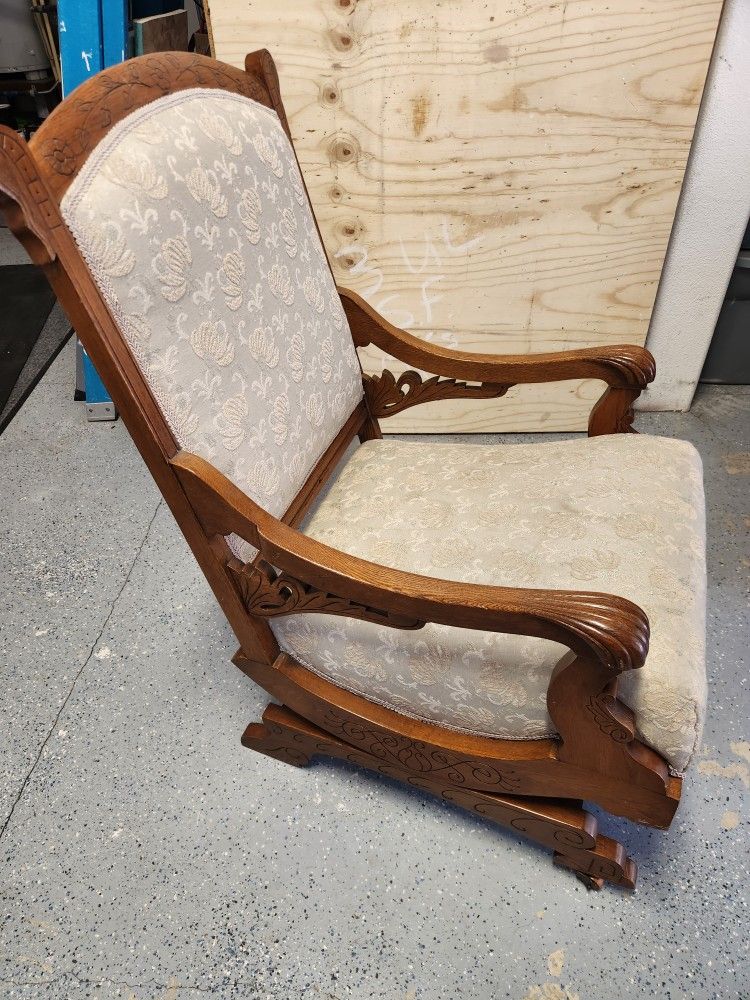 Antique Platform Rocking Chair