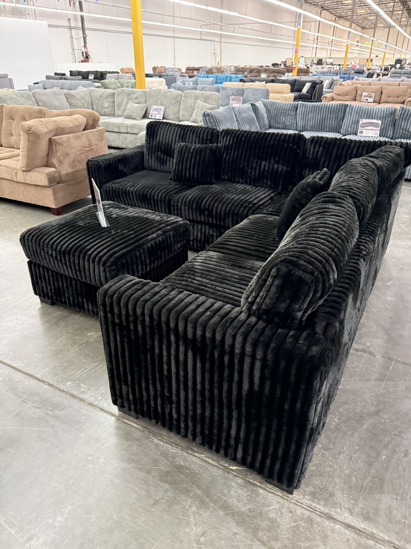 Black Sectional 