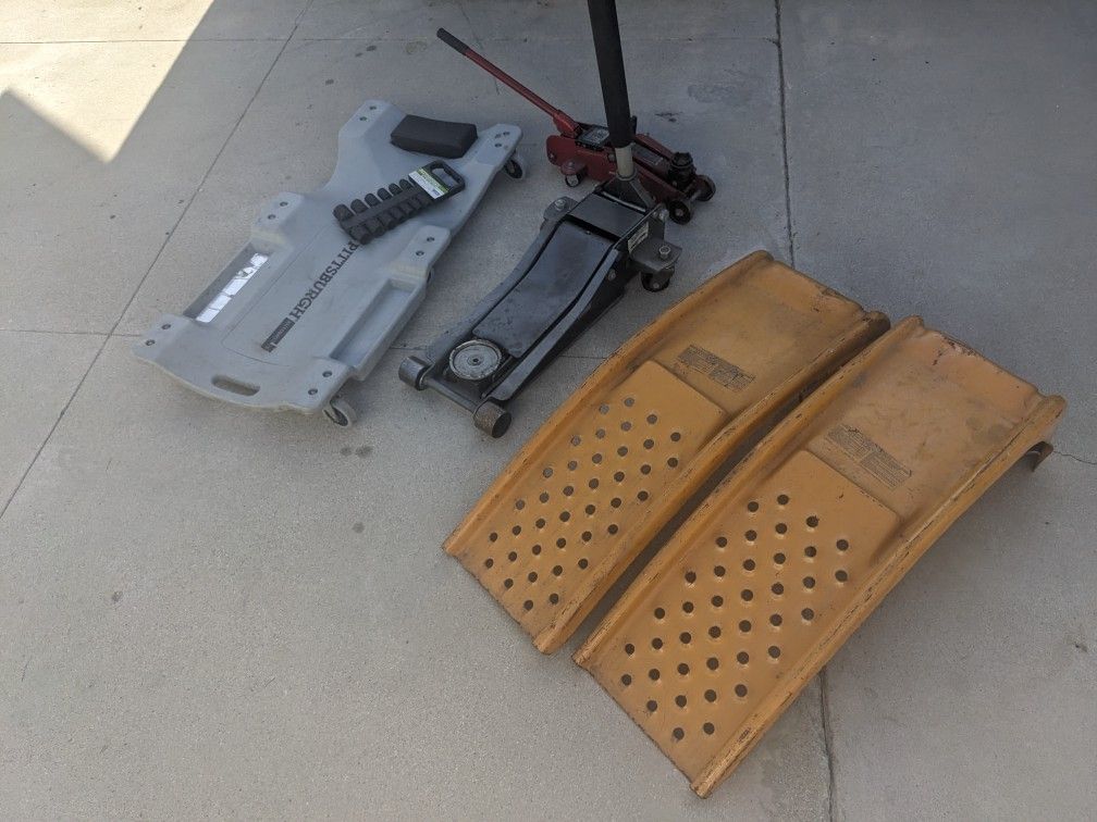 Pittsburgh Low Profile Jack Ramps Mechanic Tools Crawler