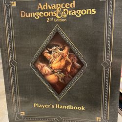 Advanced Dungeons And Dragons 2nd Edition Premium Handbook REPRINT