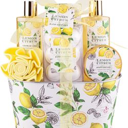 Lemon Citrus Spa Basket Set