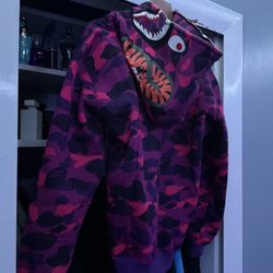 Purple Bape Hoodie 