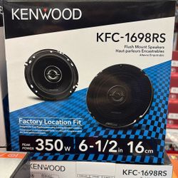 Kenwood 6.5” Speakers Performance Series Kfc-1698rs Brand New 110 A Pair 