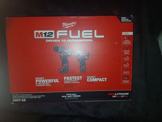 Milwaukee m12 fuel 2 tool combo kit