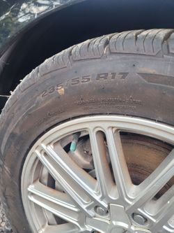 4 tires and rims good condition  cadillac cts available