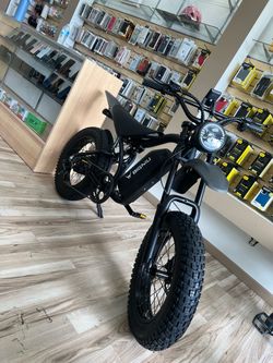 Bigniu Fat Tire Electric Bike Black Edition Ebike Financing $1-$100 Down