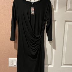 New Ann Taylor Black Dress Size M Petite 