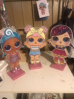 17” LOL Surprise Wooden Stands - $10 Eaxh