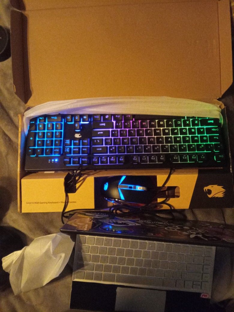 LED RGB Gaming keyboard &Mouse Combo