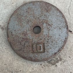 A Ten Pound Weight Plate